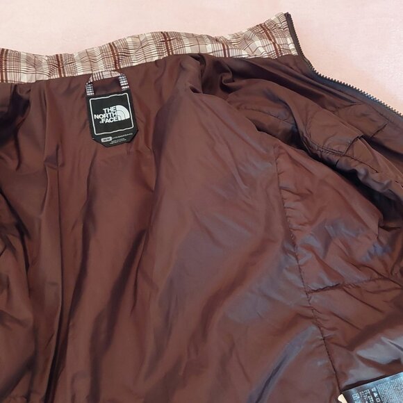 North Face Coat Women SZ M Cream Compass AW7H 2 Part Hooded - Picture 12 of 16